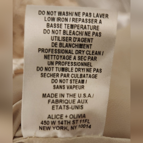 Alice & Olivia Cream Natural Jayce Mini Skirt - Picture 10 of 13